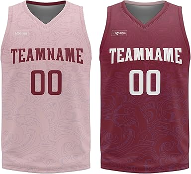 Amazon.co.jp: [Onegam] リバーシブル バスケユニフォーム 上下セット